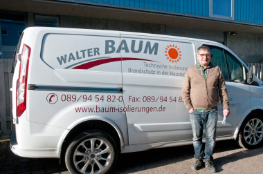 Walter Baum bietet mit seinem gleichnamigen Isolier-Fachbetrieb W?rme- und K?lteisolierungen, eine eigene Fertigung von Sonderblechen sowie den Brandschutz in der Haustechnik.