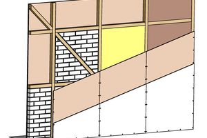  Holzfachwerkwand 