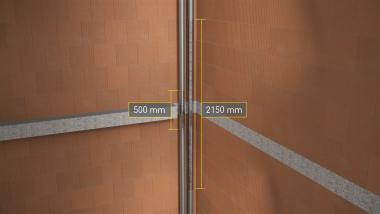 Die alpex-Verbundrohre von Fr?nkische ?berzeugen im Brandschutz: Sie m?ssen bei Deckendurchf?hrungen mit wesentlich geringerem Aufwand abgeschottet werden als Metallrohre, die mehr als vier Mal so viel D?mmung ben?tigen.