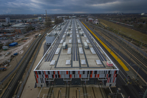  500 Meter lange Werkshalle mit Brandschutz ausgestattet  