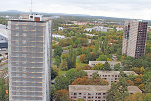  Hochhäuser im Stadtteil Nürnberg-Neuselsbrunn 