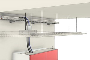  Schematische Darstellung Einbau in selbstständigen Unterdeckenkonstruktionen 