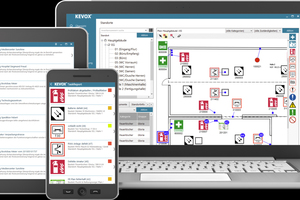  <div class="bildtext">Brandschutz-Dokumentationslösungen bestehen aus einer mobilen Erfassungs-App für Smartphones oder Tablets und einer Desktop-Auswertungssoftware.</div> 