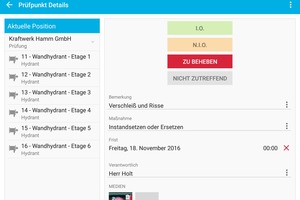  Das, was auf der Baustelle per Android- oder iOS-App erfasst wird, … 