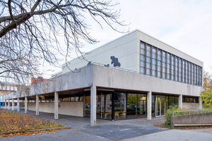 Das Audimax der TU Braunschweig ist Teil eines denkmalgeschützten Ensembles aus dem Jahr 1961 