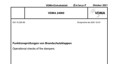 Titelseite des VDMA-Einheitsblatt 24000