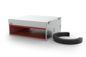  Die vierseitige ZZ® 630 Brandschutzbox besteht aus zwei einfach zusammensetzbaren Teilen und eignet sich dadurch auch für Bestandsinstallationen. 