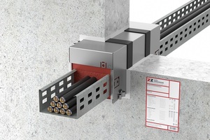  Die ZZ® 630 Brandschutzbox ist auf die gängigen Größen von Kabeltragsystemen ausgerichtet und in drei und vierseitiger Ausführung erhältlich. 