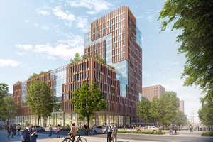  <div class="bildtext">Im Edge ElbSide Hamburg in der Hafen City wurde ein Brandschutzsystem über insgesamt siebzehn Etagen realisiert. Der eingesetzte Bus ist nicht auf eine Gesamtbuslänge begrenzt.</div> 
