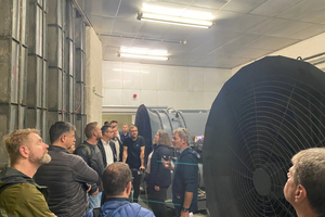  Leistungsfähige Lüftungstechnik im Kellergeschoss des Leipziger Gewandhauses. 