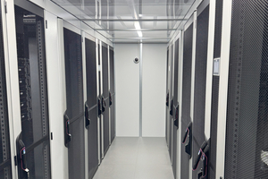  <div class="bildtext">Innenansicht eines Schutzbereichs im Rechenzentrum „windCORES II“.</div> 